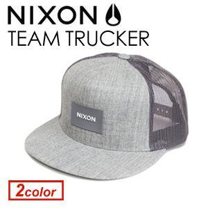 あすつく NIXON ニクソン キャップ CAP HAT 帽子 14ss/TEAM TRUCKER｜surfer