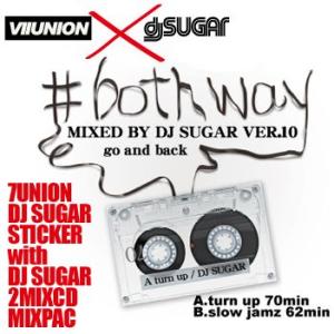 あすつく プロサーファー 佐藤千尋 コラボ ステッカー CD/7UNION X DJ SUGAR STICKER with 2 FREE MIXCD MIXPAC ＃bothway｜surfer