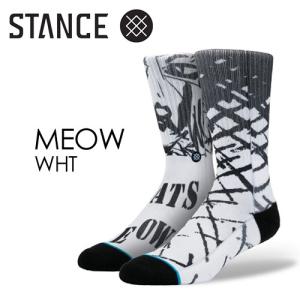 STANCE スタンス  STANCE SOCKS ソックス 靴下 15sp/MEOW-WHT｜surfer