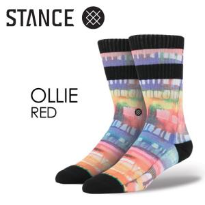 STANCE スタンス  STANCE SOCKS ソックス 靴下 15sp/OLLIE-RED｜surfer