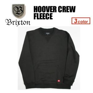 あすつく BRIXTON ブリクストン スウェット ジップ クルーネック 15fa/HOOVER CREW FLEECE｜surfer