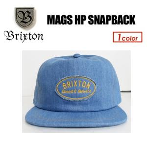 BRIXTON ブリクストン CAP キャップ 帽子 17sp/MAGS HP SNAPBACK｜surfer