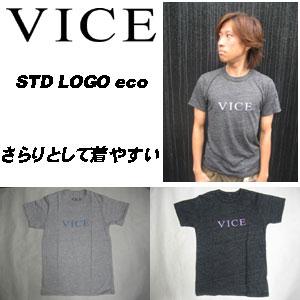 あすつく ファッション メンズ Ｔシャツ VICE ヴァイス/VI-08005 STD LOGO eco｜surfer