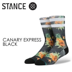 STANCE スタンス STANCE SOCKS ソックス 靴下/CANARY EXPRESS-BLACK｜surfer