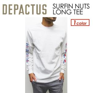 DEPACTUS ディパクタス Tシャツ ロンT 長袖/SURFIN NUTS LONG TEE DP21SMU17002｜surfer
