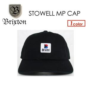 BRIXTON ブリクストン キャップ CAP 帽子 18ss/STOWELL MP CAP BLK｜surfer