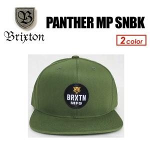 BRIXTON ブリクストン CAP キャップ ハット スナップバック 帽子/PANTHER MP SNBK｜surfer