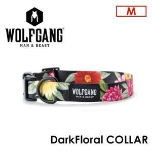 送料無料 WOLFGANG MAN＆BEAST ウルフギャング 犬 首輪 原産国 USA/DarkFloral COLLAR サイズ(M)｜surfer