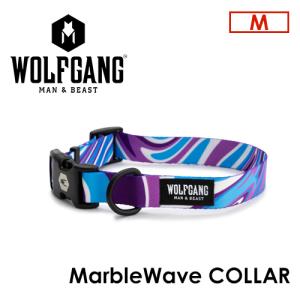WOLFGANG MAN＆BEAST ウルフギャング 犬 首輪 原産国 USA/MarbleWave COLLAR サイズ(M)｜surfer
