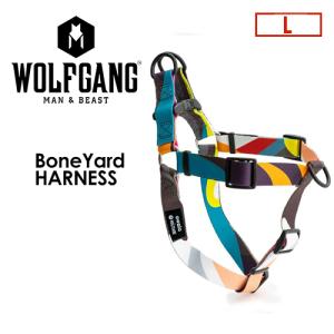 WOLFGANG MAN＆BEAST ウルフギャング 犬 ハーネス 原産国 USA/BoneYard HARNESS サイズ(L)｜surfer