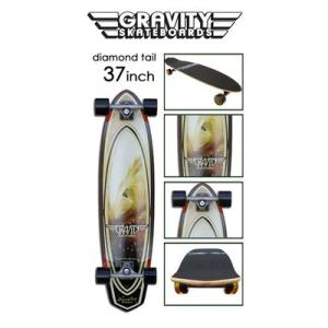 gravity グラビティー スケートボード コンプリート/DIAMOND TAIL 37" スラスター｜surfer