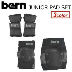 Bern バーン スケートボード プロテクター 手首 膝、肘 パッド 子供用/JUNIOR PAD SET｜surfer