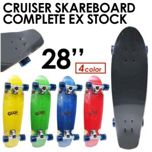 送料無料 スケートボード スケボー クルーザー コンプリート sale/CRUISER SKATEBOARD COMPLETE EX STOCK 28inch｜surfer