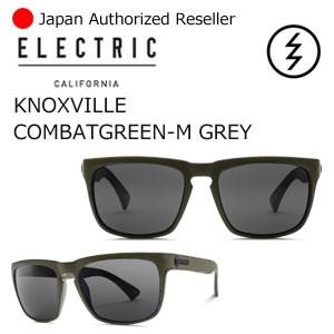 送料無料 正規代理店 ELECTRIC エレクトリック サングラス アイウェアー/KNOXVILLE COMBATGREEN-M GREY｜surfer