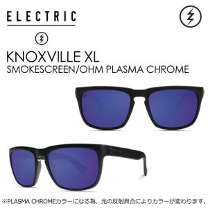 送料無料 正規代理店 ELECTRIC エレクトリック サングラス アイウェアー/KNOXVILLE XL SMOKESCREEN/OHM PLASMA CHROME｜surfer