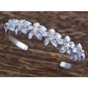 ハワイアンジュエリー ブレスレット Kuuipo 愛 ハイビスカス シルバー