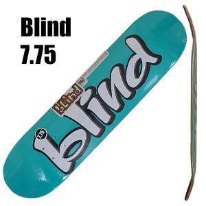 BLIND/ブラインド スケートボード デッキ VINTAGE BLIND LOGO RHM 7.75 TEAL DECK スケボーSK8