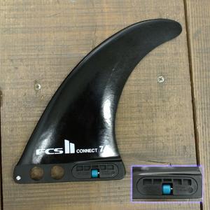 FCS2 FIN/エフシーエス2 ロングボード用フィン CONNECT 7.0 GF GLASS FLEX BLACK サーフボード用フィン