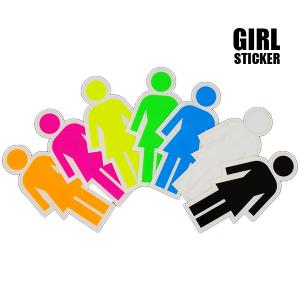 ガール ステッカー シール GIRL OG LOGO NEONS STICKER 【H】 STICKER/ステッカー  7COLOR[返品、交換及びキャンセル不可]｜surfingworld