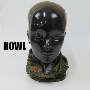 HOWL/ハウル 21-22 LIGHTWEIGHT NECK GAITER HOWL SQUARE PRINT ネックゲイター ネックウォーマー [返品、交換不可]｜surfingworld