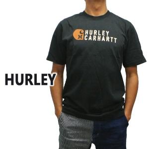 HURLEY/ハーレー CARHARTT BFY STACKED S/S TEE 010 BLACK 男性用 T-SHIRTS メンズ半袖Tシャツ カーハートコラボの商品画像