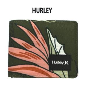 HURLEY/ハーレー REBOUND PRINTED WALLET LEGION GREEN DOMINO 2つ折り 財布 WALLET/ウォレット 0092