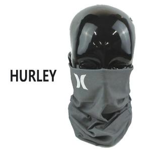HURLEY/ハーレー ICON SOLID GAITER WOLF GREY フェイスガード ネックゲイター フェイスマスク 伸縮性_軽量_薄手