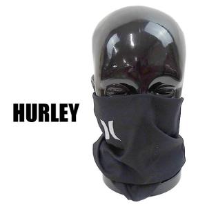 HURLEY/ハーレー MULTI-FUNCTIONAL GAITER BOXED SOLID GAITER BLACK フェイスガード ネックゲイター [返品、交換不可]｜surfingworld
