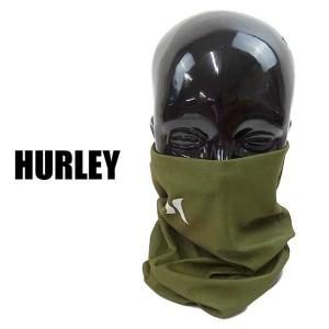 HURLEY/ハーレー MULTI-FUNCTIONAL GAITER BOXED SOLID GAITER MEDIUM OLIVE  ネックゲイター [返品、交換不可]｜surfingworld