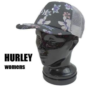 HURLEY/ハーレー レディース ICON TRUCKER DARK GREY HEATHER 064 MESH CAP/メッシュキャップ HAT/ハット 帽子 cw2194