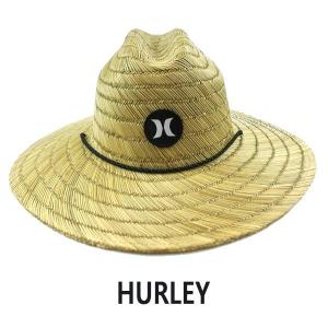 HURLEY/ハーレー WEEKENDER STRAW LIFEGUARD HAT 235 KHAKI HAT/ハット NATURAL 帽子 日よけ 麦わら帽子 ストローハット[返品交換不可]｜surfingworld