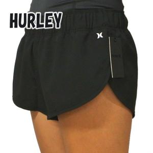 HURLEY/ハーレー レディース LADYS SUPERSUEDE BEACHRIDER BOARDSHORTS BLACK 女性用 サーフパンツ 水着 CW3132
