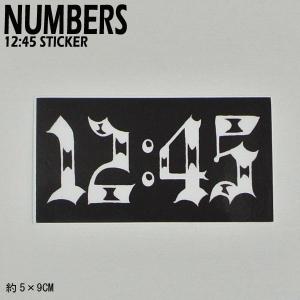 値下げしました！NUMBERS EDITION/ナンバーズエディション 12:45 STICKER ステッカー シール スケボー 09｜surfingworld