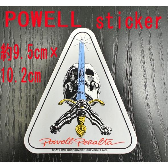 POWELL PERALTA/パウエルペラルタ SKULL&amp;SWORD STICKER/ステッカー ...