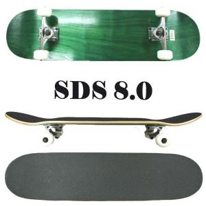 SDS/エスディーエス コンプリートスケートボード/スケボー DYED GREEN 8.0 COMPLETE SK8