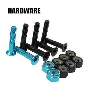 SW HARD WARE/ハードウェア ALLEN 六角 1 インチ BLACK/BLUE メタリックブルー ボルト/ビス/ナット 工具別売り[返品、交換不可]