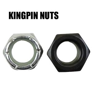 SW KINGPIN NUTS/キングピンナット SILVER/BLACK 2個1セット スケートボード用パーツ スケボーSK8 工具別売り 2022[返品、交換不可]