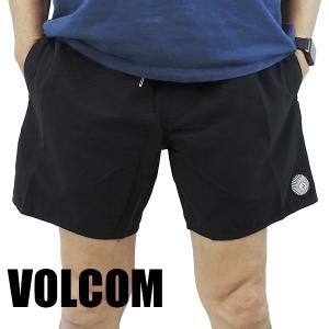 VOLCOM/ボルコム LIDO SOLID TRUNK 16 BOARDSHORTS BLACK 男性用 メンズ サーフパンツ サーフィン 水着_海パン [返品、キャンセル不可]｜surfingworld