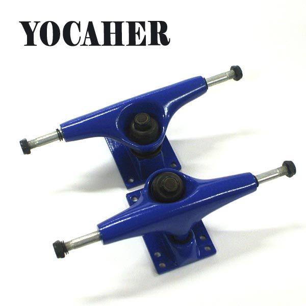 YOCAHER 5.0 SOLID BLUE TRUCK/トラック スケボーSK8 SKATEBOA...