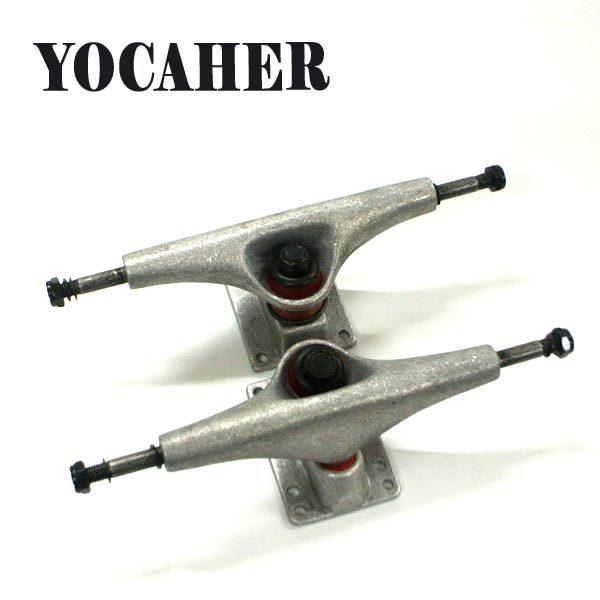 YOCAHER 6.0 POLISHED SILVER TRUCK/トラック スケボーSK8 SKA...