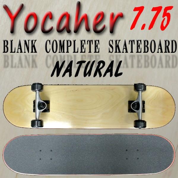 値下げしました！YOCAHER コンプリートスケートボード/スケボー BLANK COMPLETE ...