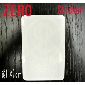 ZERO/ゼロ HARDLUCK WHITE STICKER/ステッカー シール スケボー