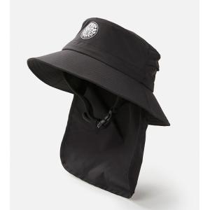 RIPCURL SURF SERIES BUCKET HAT バケットハット リップカール サーフハット 日焼け防止 マリン アウトドア BLACK｜surfup-itami