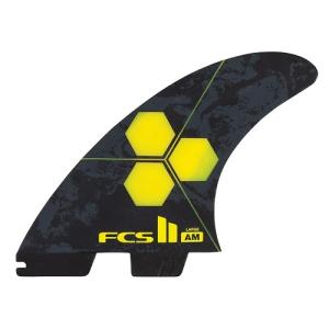 FCSII エフシーエス2 サーフィン フィン AM THRUSTER 5FINS AL MERRICK SHAPER SERIES YELLOW LARGE TRI-QUAD トライクアッド｜surfup-itami