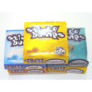 サーフィンワックス sticky bumps スティッキーバンプス ワックス 5個セット