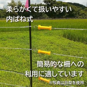 【電気柵・ゲート】簡易ゲートハンドル(オレンジ...の詳細画像2