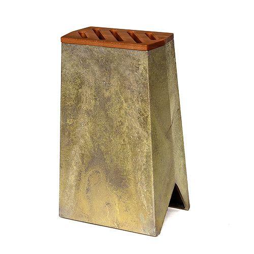 FUTAGAMI 真鍮の生活用品 真鍮の包丁立て