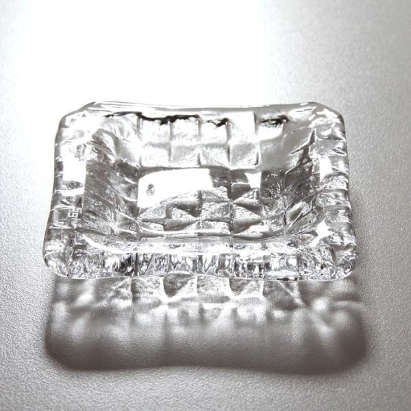 スガハラ プレート グリッドプレート 9cm深皿 クリア