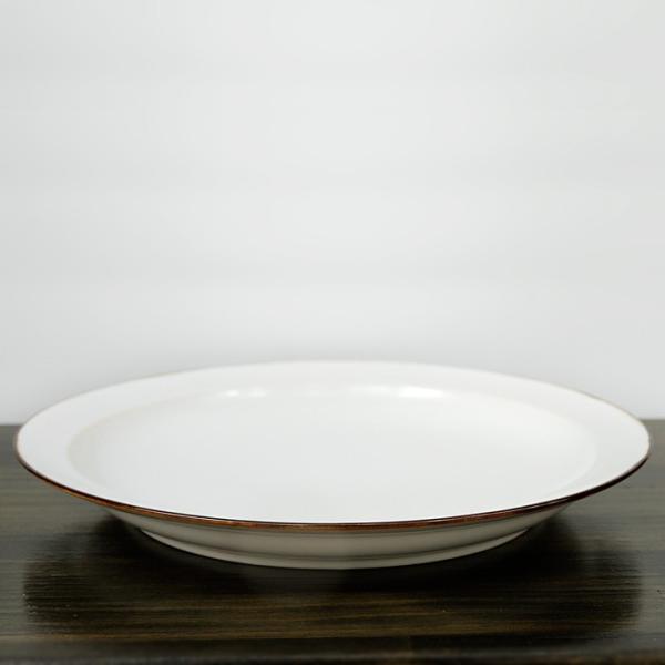 有田焼 JICON 磁今 浅リム皿 大　渕錆 大治将典デザイン φ246×h33