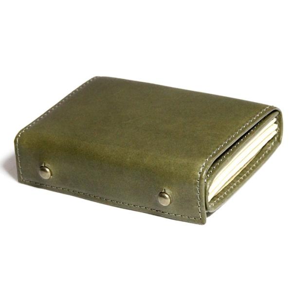 コンパクトな財布　m+ エムピウ MILLEFOGLIE2 25Pig グリージョ Xベージュ（送料...